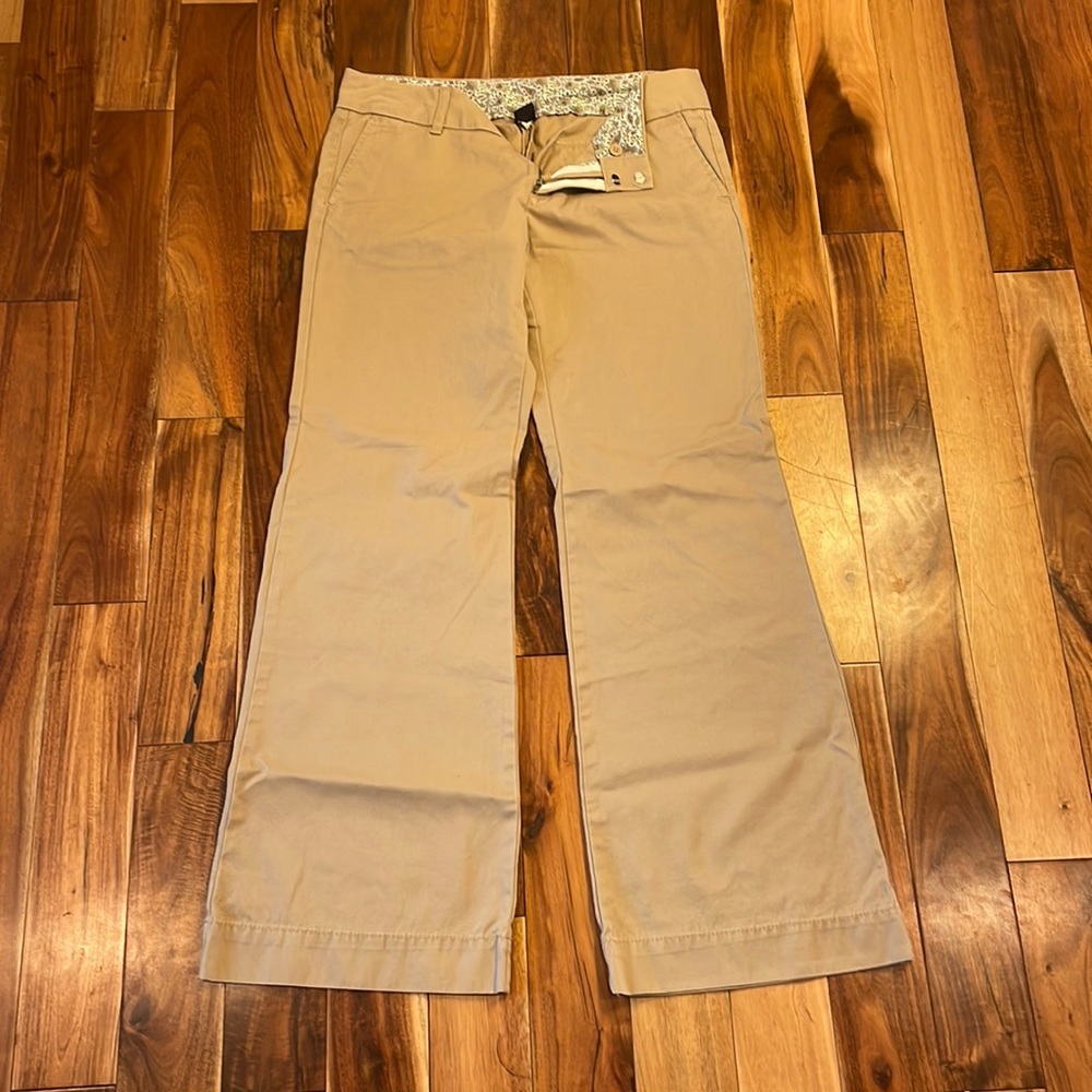 Khaki wide leg
